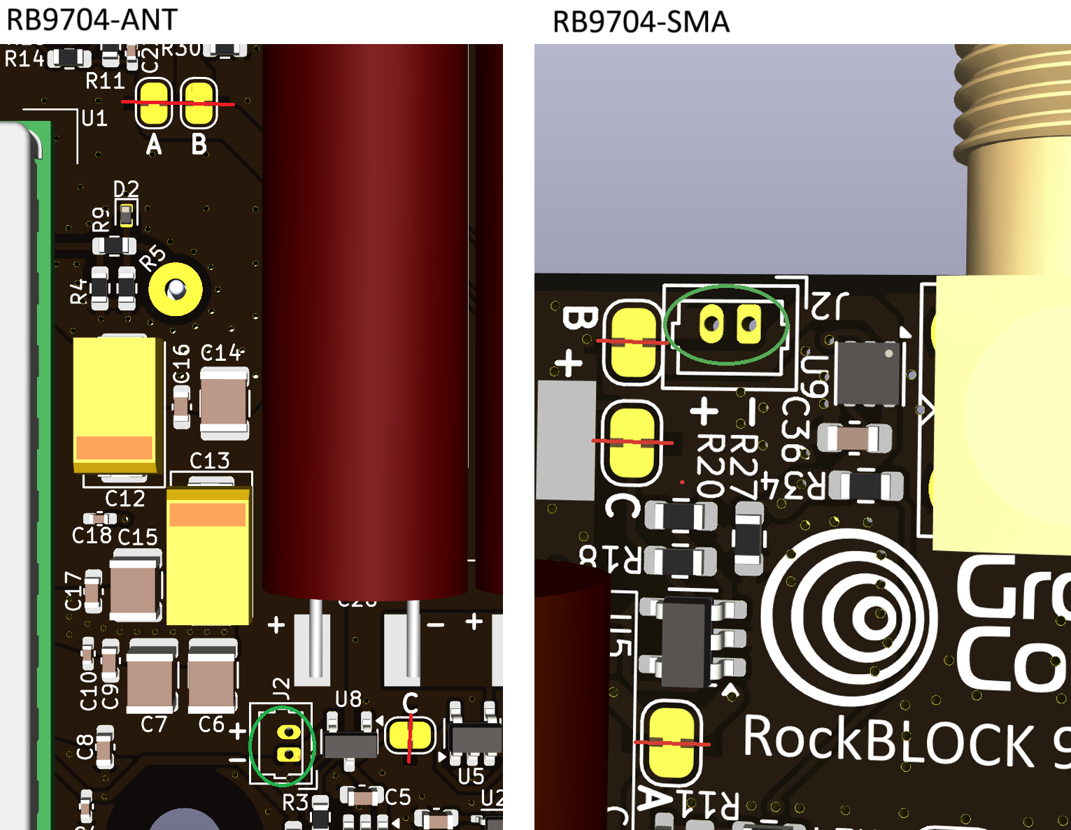 RockBLOCK 9704 Battery Disconn.